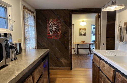 Burnsville House | Cozy Historic Barn on a bold, rushing creek