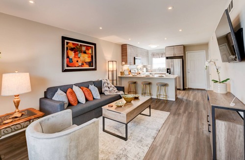 Loring Heights Apartment | Cozy King Bed w/ comfortable sleeper sofa and “Free Parking” awaits you!