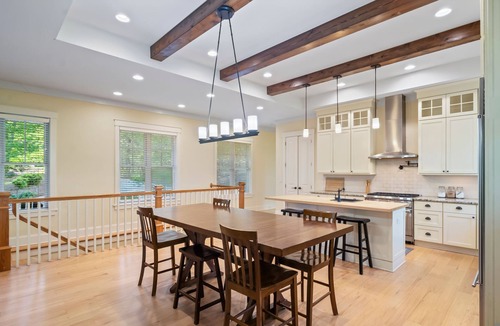 Catawba House | Cozy Lakefront Getaway with Dock, Fire Pit, hot tub & Screened Porch