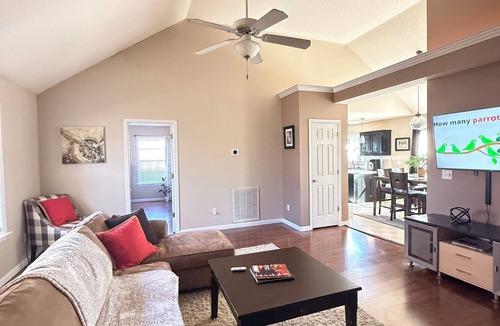 Rock Hill House | Cozy Rock Hill Retreat with Fire Pit & Screened Porch - Sleeps 8+ & Pet Friendly