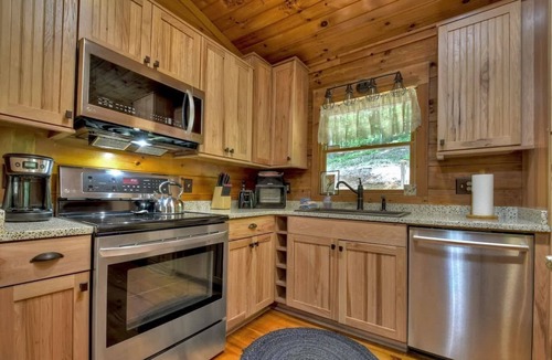 Ellijay Cabin | Cozy Rustic Cottage w/Hot Tub & Fire Pit near Lake