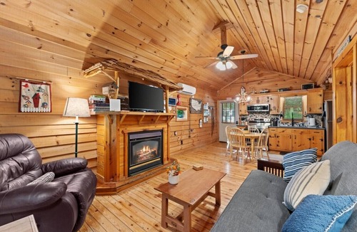 Dahlonega Cabin | Creekside Cabin w/Hot Tub/Near Downtown/Wineries