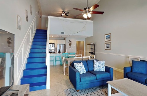 Crystal Beach Condo | Crystal Villas #10A | Gulf Front + Amenities