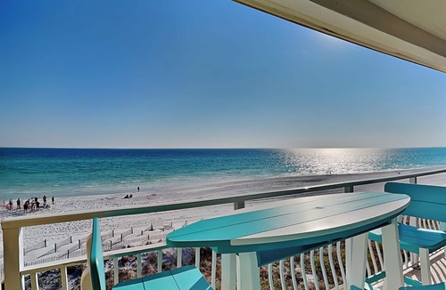 Crystal Beach Condo | Crystal Villas #10A | Gulf Front + Amenities