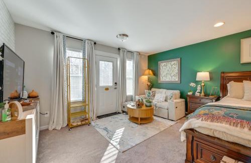 Concord Apartment | Deck, Patio! Charming Concord Studio Near Speedway
