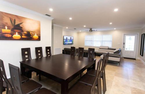 Dania Beach House | Deluxe 5BR Home in Dania Beach near Beach, Casino, Heated Pool