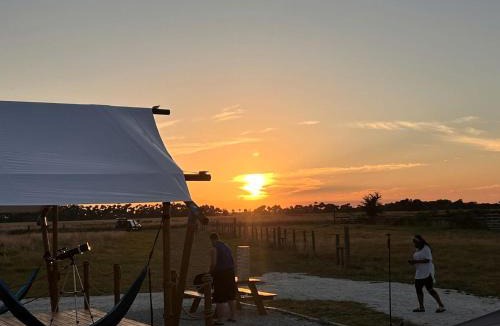 Okeechobee Other | Deluxe Safari Tent with Fire Pit, Hammocks & BBQ in Basinger, Florida