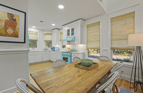 Seagrove Beach West House | Designer Home in Seaside, FL! Walk to Pool and Beach + 2 Adult Bikes!