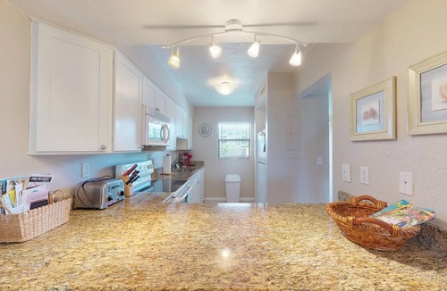 Marco Island Condo | Desirable Location, Directly Across Street From South Beach Access!