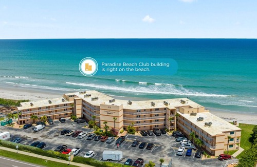 Satellite Beach Condo | Direct Oceanfront Condo with Heated Pool, BBQ Grills, Private Balcony & Beach Access! 🌴