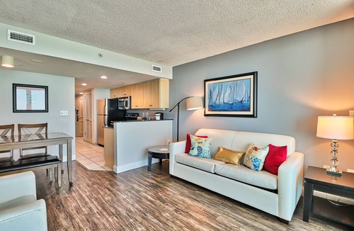 Downtown Myrtle Beach Condo | Direct Oceanfront 2BR/Stunning View/Newly Reno/Central Loc/Balconies/Wifi/Pools⛱