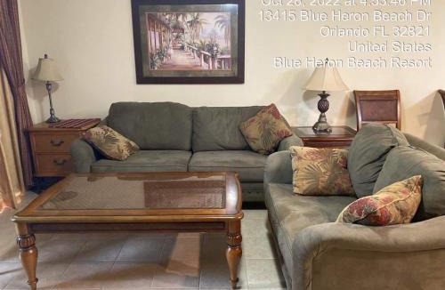 Florida Central Atlantic Coast Apartment | Disney 1 mile , Blue Heron 1 room 2 bath,amenities,6 guests, walk to restaurants, no fees at check in