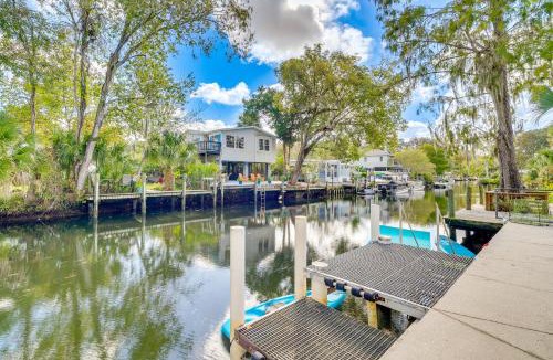 Weeki Wachee Gardens House | Dock and Game Room Canal-Front Spring Hill Home