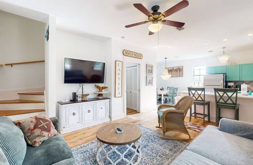 Seagrove Beach House | Dog-friendly bungalow with on-site pool, hot tub, free WiFi, and washer/dryer