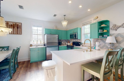 Seagrove Beach House | Dog-friendly bungalow with on-site pool, hot tub, free WiFi, and washer/dryer