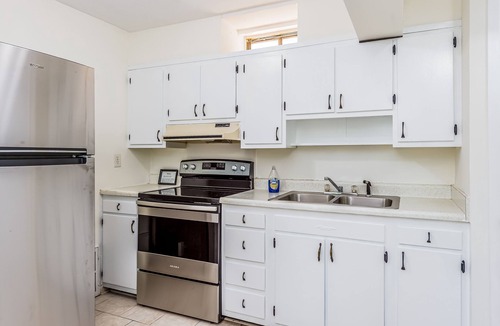 Flat Rock Condo | Dog-friendly gem on the lake with pool, beach, lush acreage, fast WiFi & kitchen