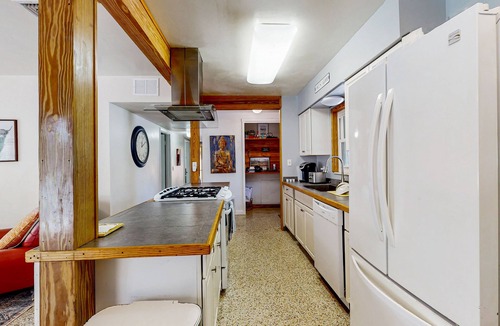 Fort King District House | Dog-friendly home with private pool, patio, outdoor fireplace, washer/dryer, AC