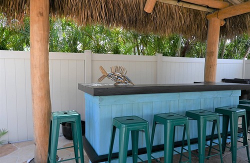 Lauderdale-by-the-Sea House | Edens Reef- 5BR/5.5 bath home with pool, tiki huts close to BEACH