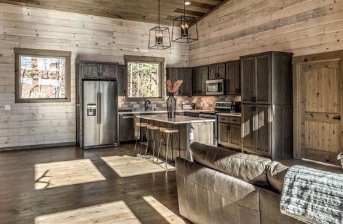 Morganton Cabin | Ella-Vation - Panoramic Mountain Views | Hot Tub | Pool Table