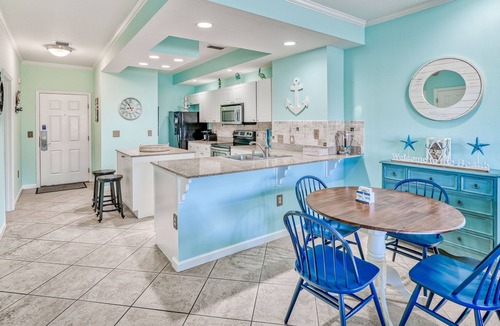 Frangista Beach Condo | EMERALD WATERS 106-GROUND FLOOR-POOL AND SPA-GATED BEACH ACCESS