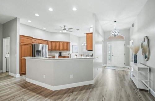 Lady Lake House | Escape to Luxury: Designer Pool Home in Valle Verde!