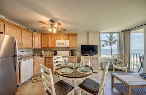 South Island Condo | Estero Beach & Tennis Club #306A - Beachfront Condo with Balcony!