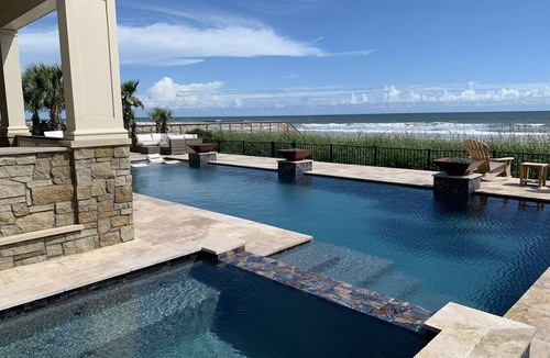 Ponte Vedra Beach House | EXCLUSIVE ONE OF A KIND OCEAN FRONT BEACH HOUSE POOL AND SPA