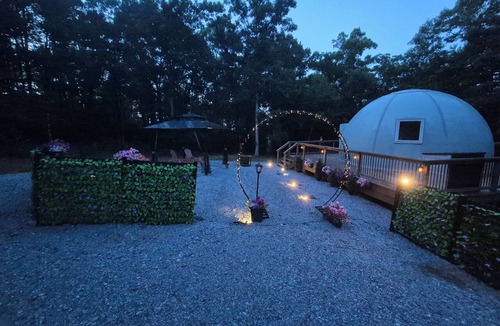 Milledgeville RV Rental | Exclusive Private Woodland Escape – Book 2 domes on 100+ Acres