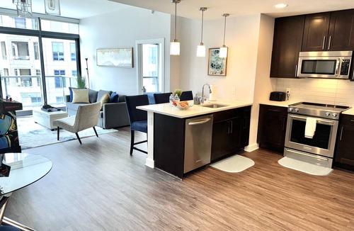 North Buckhead Apartment | Executive 3BR Buckhead Penthouse/Pool/Balcony/Walk to Lenox,Phipps Plaza & Marta
