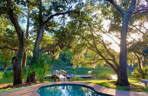 Heritage Woods House | Exquisite Home w/Private Pool & Dock Hilton Head