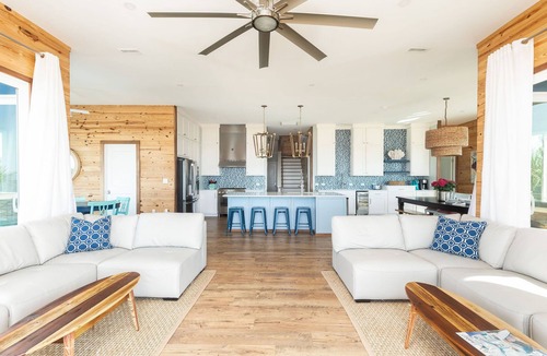 Folly Beach House | Exquisite Oceanfront Oasis: Immerse in Luxury with Pool & Putting Green at this