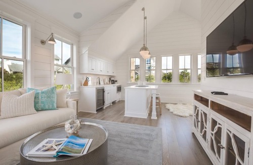 WaterSound Beach House | Fall Availability! Beachfront! Private HEATED Pool! 7 Adult Bikes! Breathtaking Tower Views!