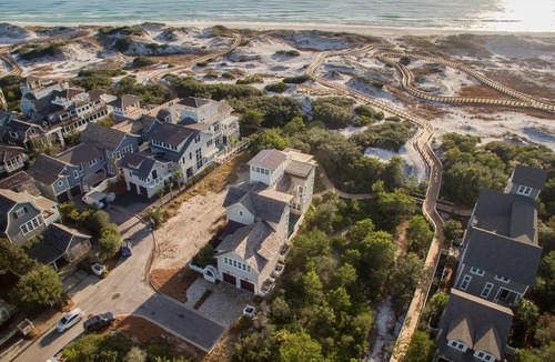 WaterSound Beach House | Fall Availability! Beachfront! Private HEATED Pool! 7 Adult Bikes! Breathtaking Tower Views!
