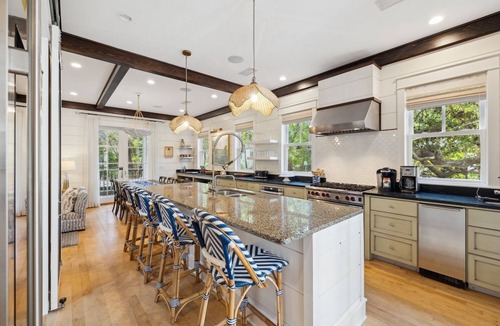 Cottage District House | Fall Dates Available! Private Heated Pool! Ping Pong Table! Gourmet Kitchen & Carriage House!