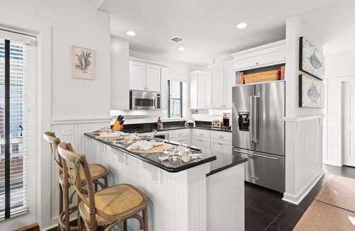 WaterSound Beach House | Fall Getaways Available! Golf Cart! Grill! Screened Porch! 2-5 Blocks from Beach!