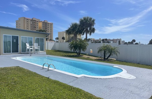 Daytona Beach House | Family Friendly! 3 bedroom/2 bath remodeled with ocean views and heated pool