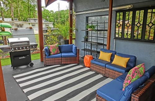 Weeki Wachee Gardens House | Family-Friendly Riverfront Home w/Game Room, Kayaks, Swim Mat & Space to Play