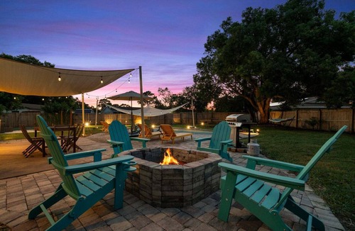 Seminole House | Family-Friendly Seminole Pool Retreat | Fire Pit