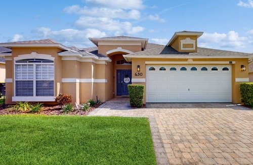 West Stonebridge Villa | Family home with private pool, private W/D, and central AC - near Disney