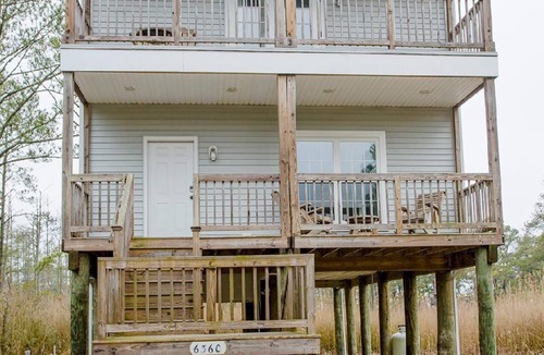 Piney Island House | Featured DC magazine 10 BEST/Waterview CLOSEST community to BEACH 3 decks.