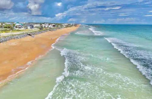 Flagler Beach Villa | Flagler Beach Ocean Front Villa w/Lg. In ground Pool-5-6Br/4Bth& attached apt