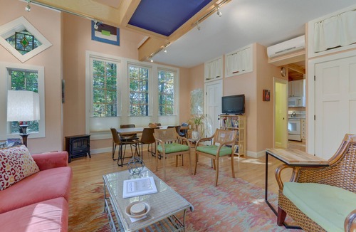 Hot Springs Cottage | French Broad River Access: Whimsical Gem w/Deck