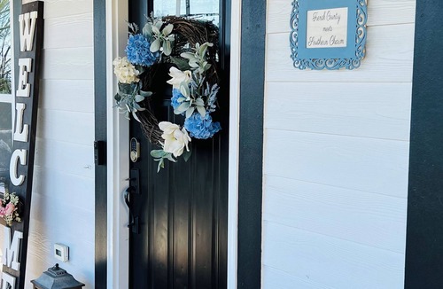 Nelson House | French Country Retreat Near Ball Ground, Weddings, pets, 3BR, yard