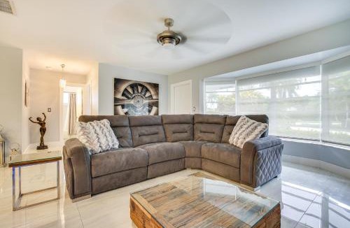 Lighthouse Point House | Furnished Patio and Gas Grill Deerfield Beach Home
