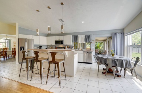 Saint James City House | Game Room & Deck: Spacious Home in St James City