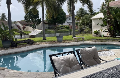 Lauderhill House | Getaway to Florida, heated pool entire home