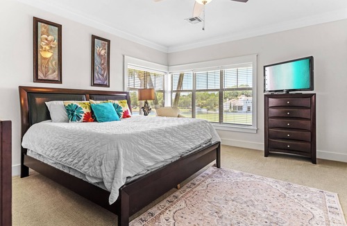 Sandestin Condo | Golf Cart! Fresh New Updates! Front Row Baytowne Golf Course View! Beach & Pool!