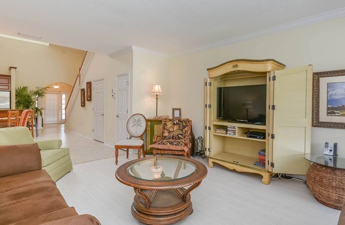 New Smyrna Beach House | Golf Course View Townhouse with a 2 Car Garage. Water Views! 1929T
