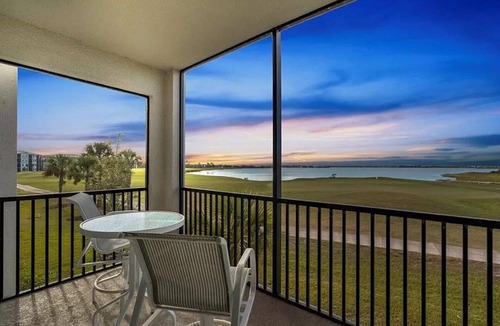 Biggar Condo | Golf included! Fabulous golf, lake, & sunset views. Walk to the resort pools.