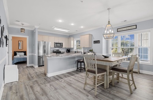 Central Myrtle Beach Condo | Golf-view, Large TVs, 4 Bds -Escape to Luxury